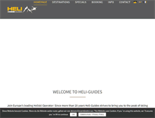 Tablet Screenshot of heli-guides.com